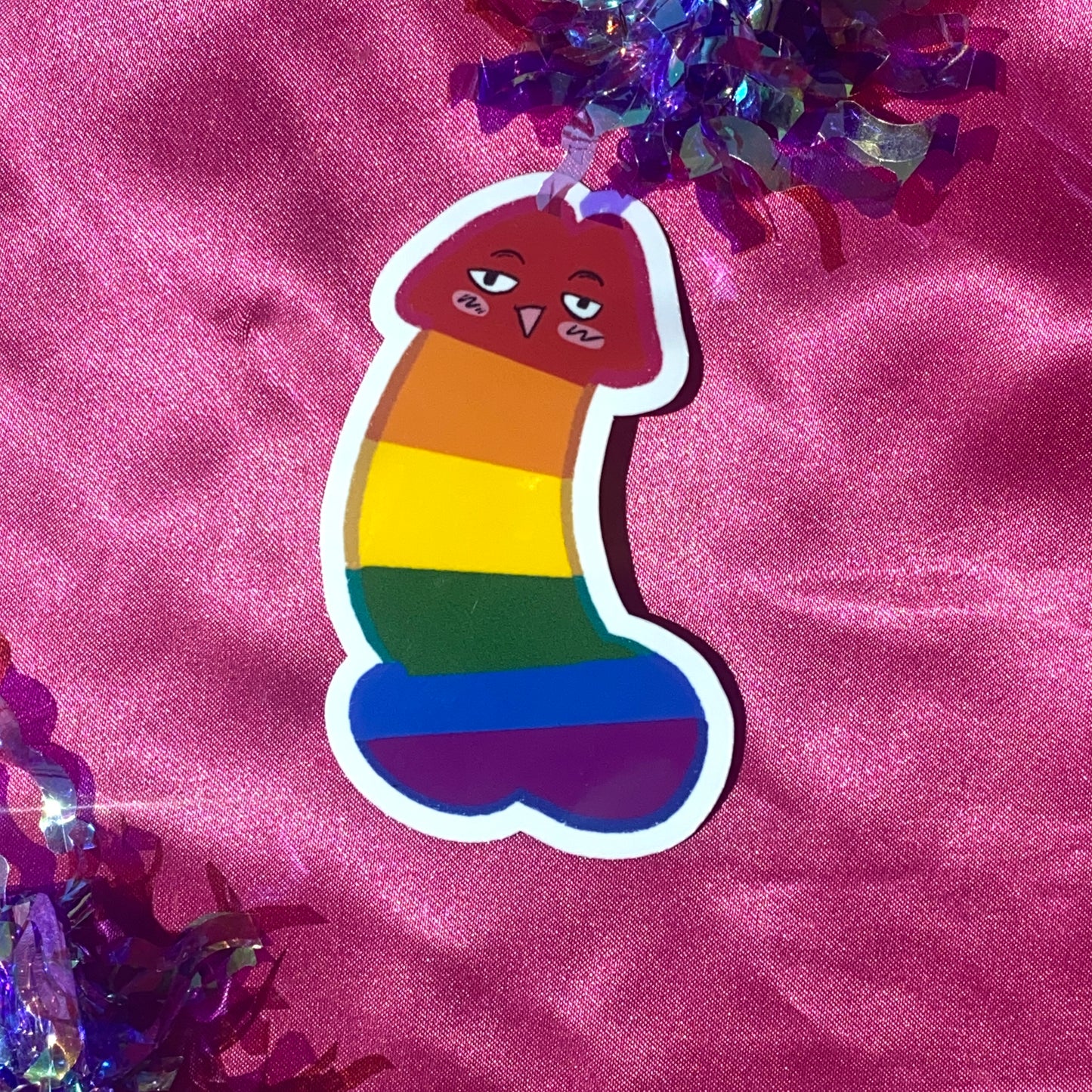 Rainbow Dick Sticker