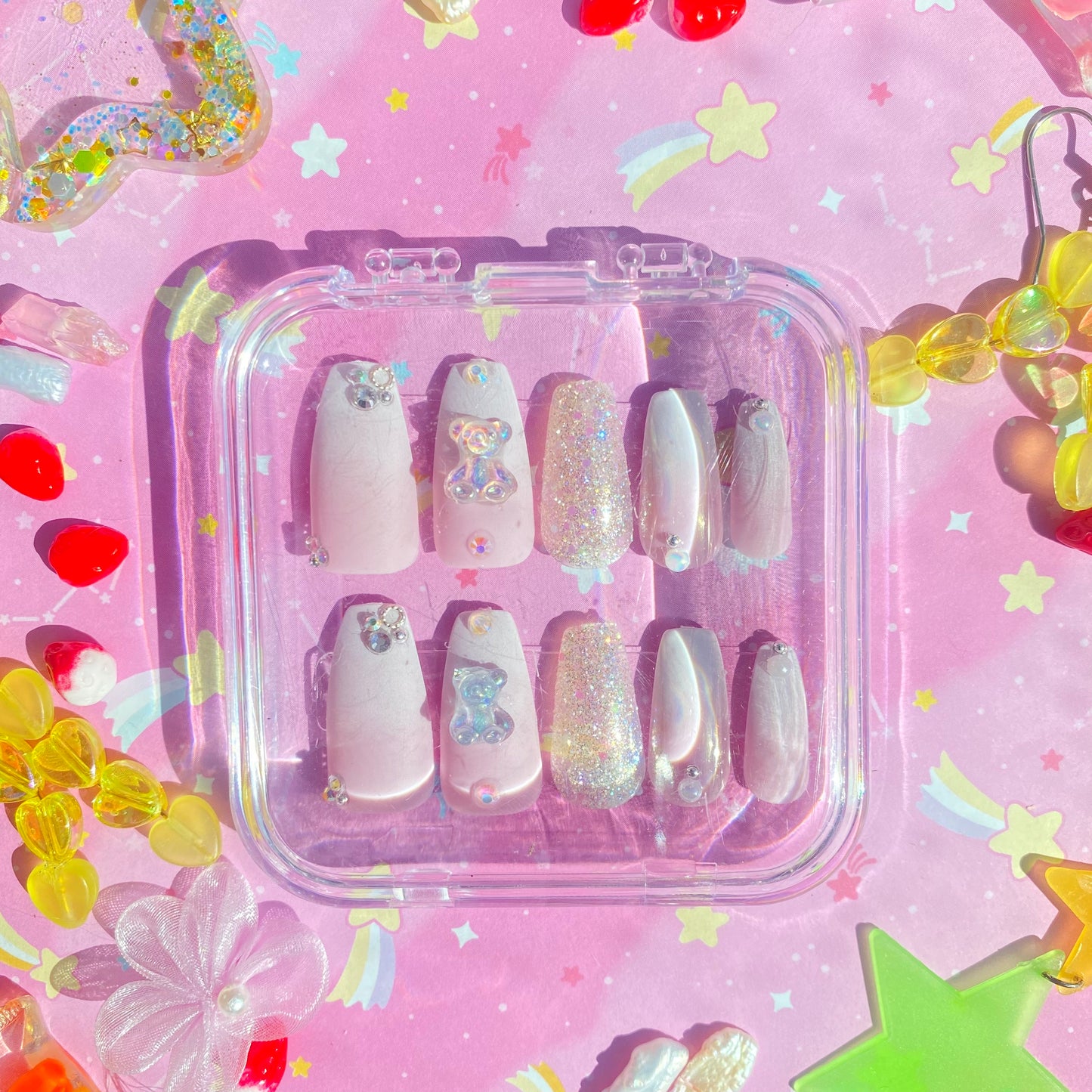 Teddy Bear Nail Set