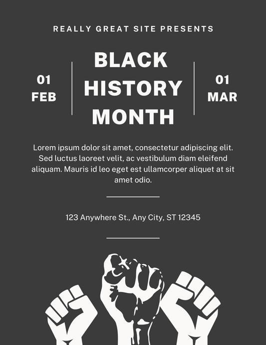 Black Brilliance Student Club Poster