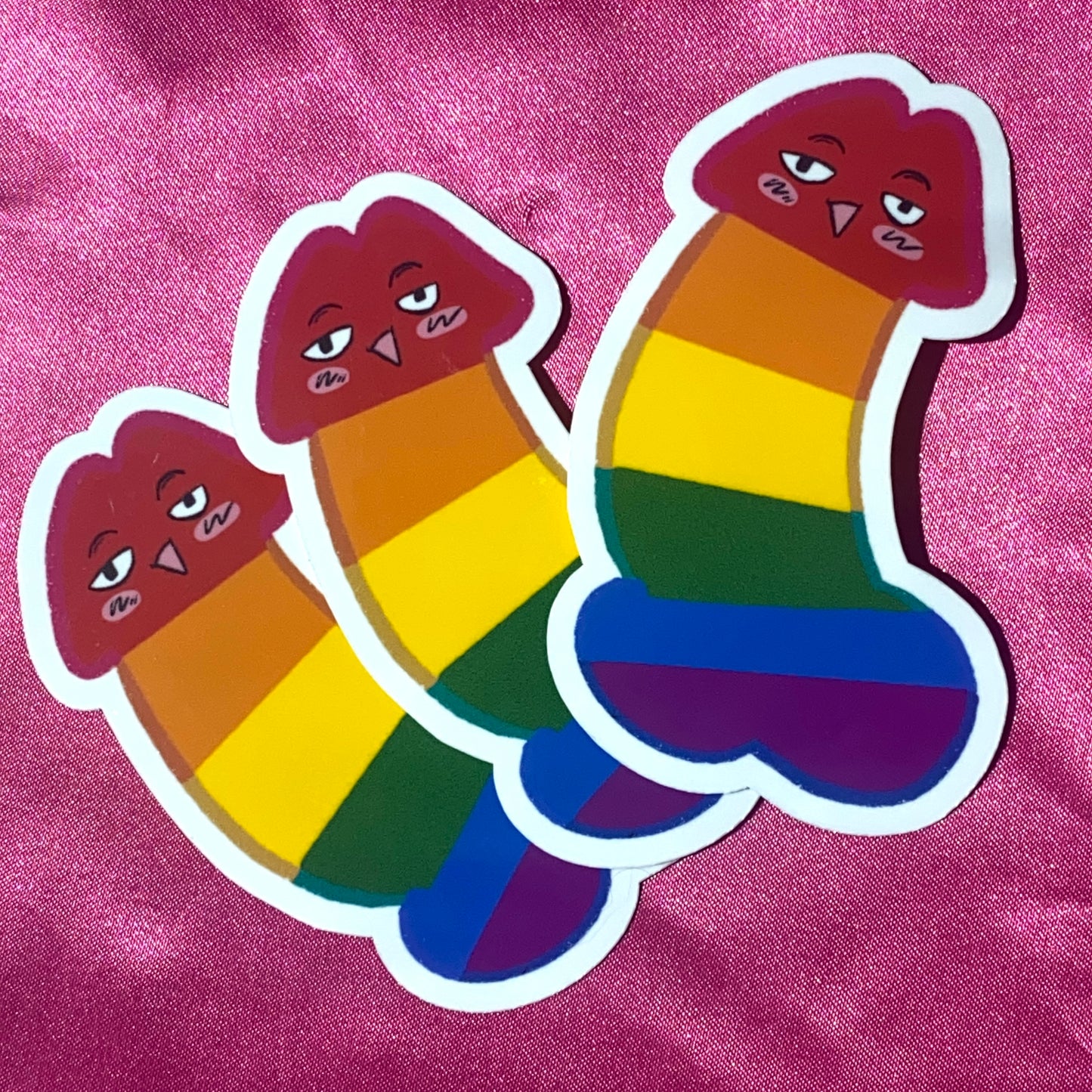 Rainbow Dick Sticker