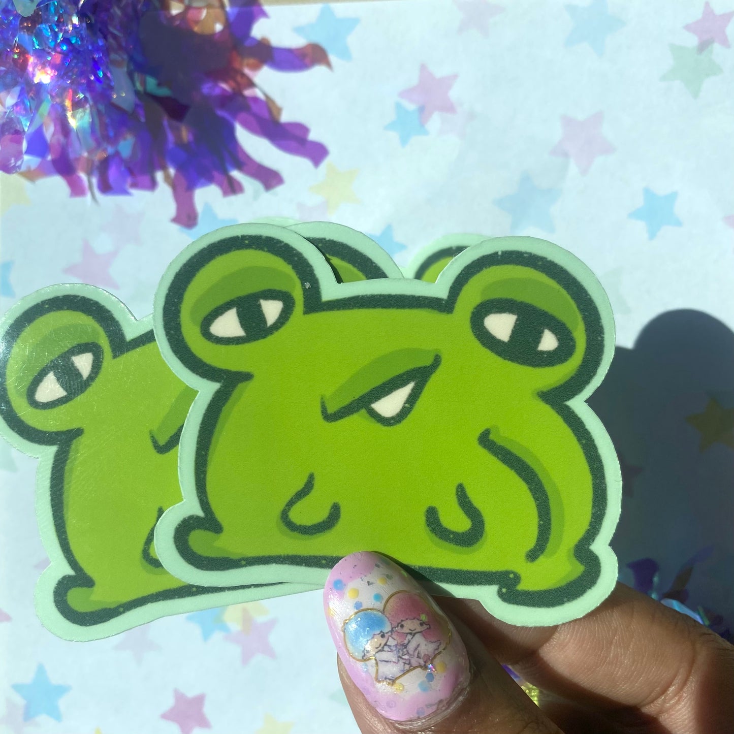 Frog Butt Sticker