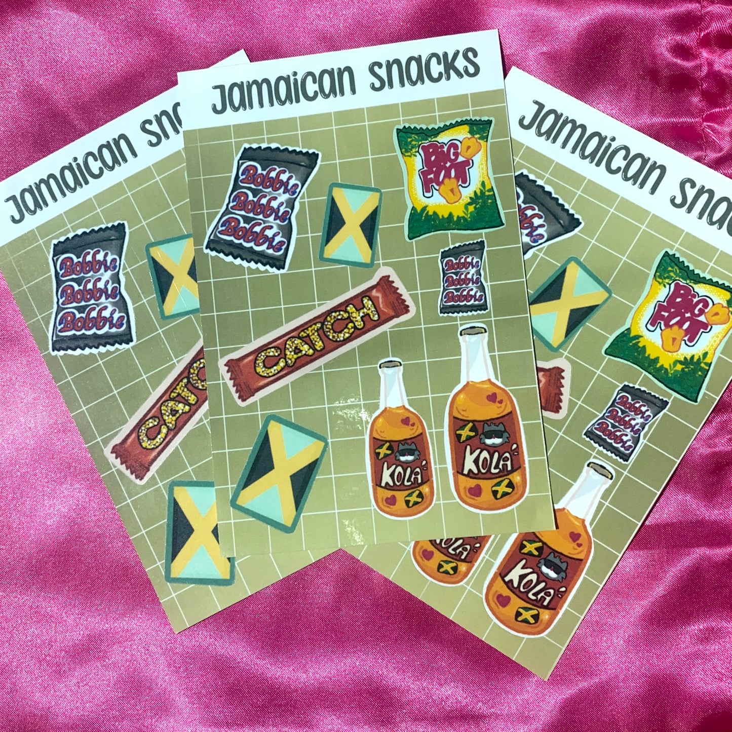 Jamaican Snacks Sticker Sheet