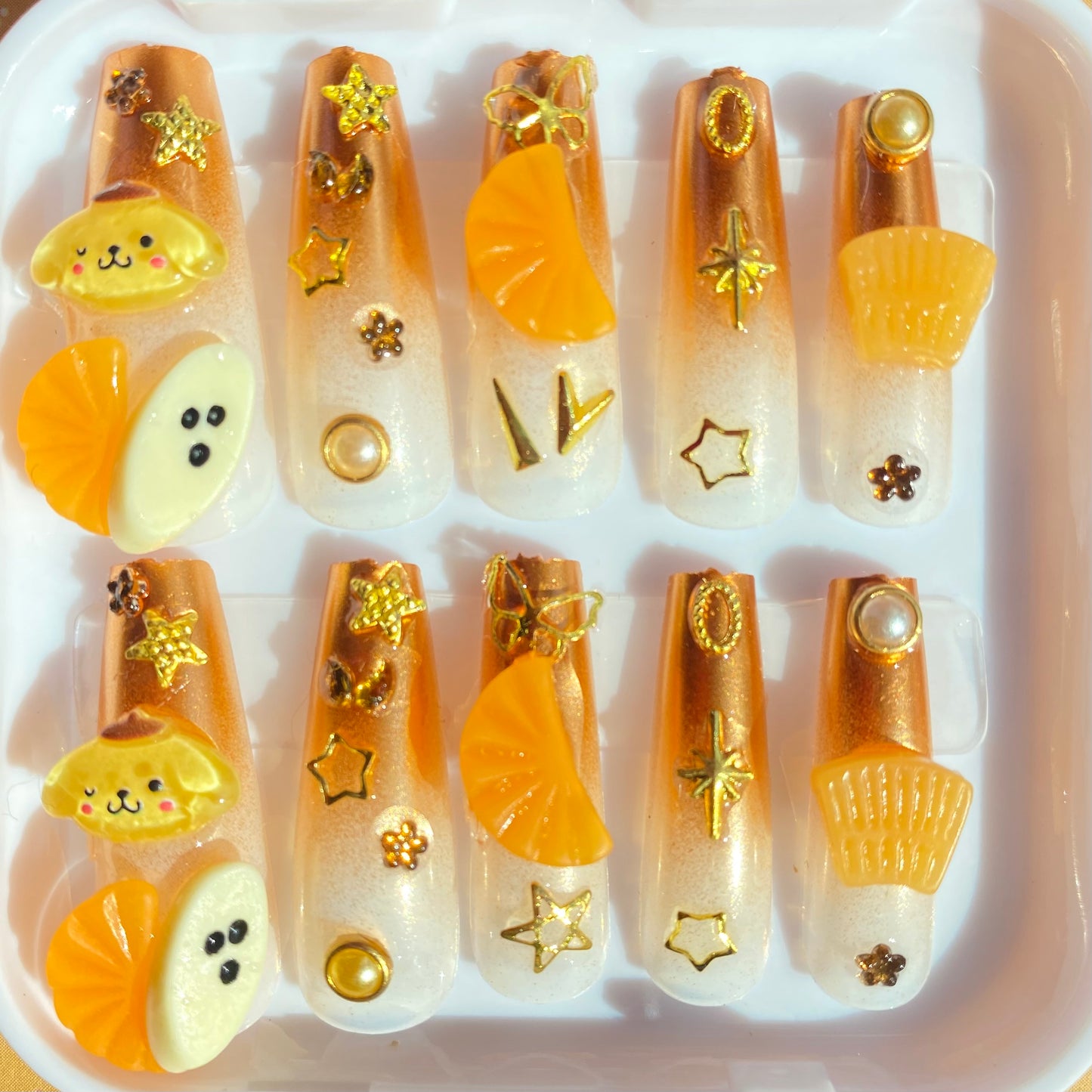 Pompompurin Nail Set