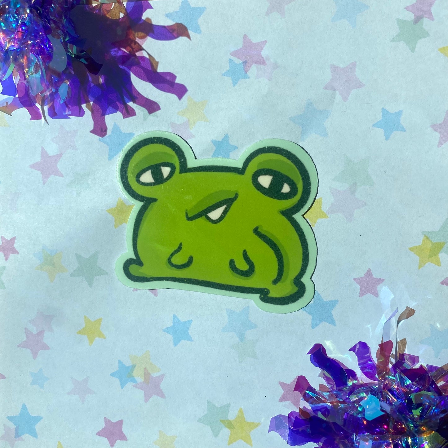 Frog Butt Sticker