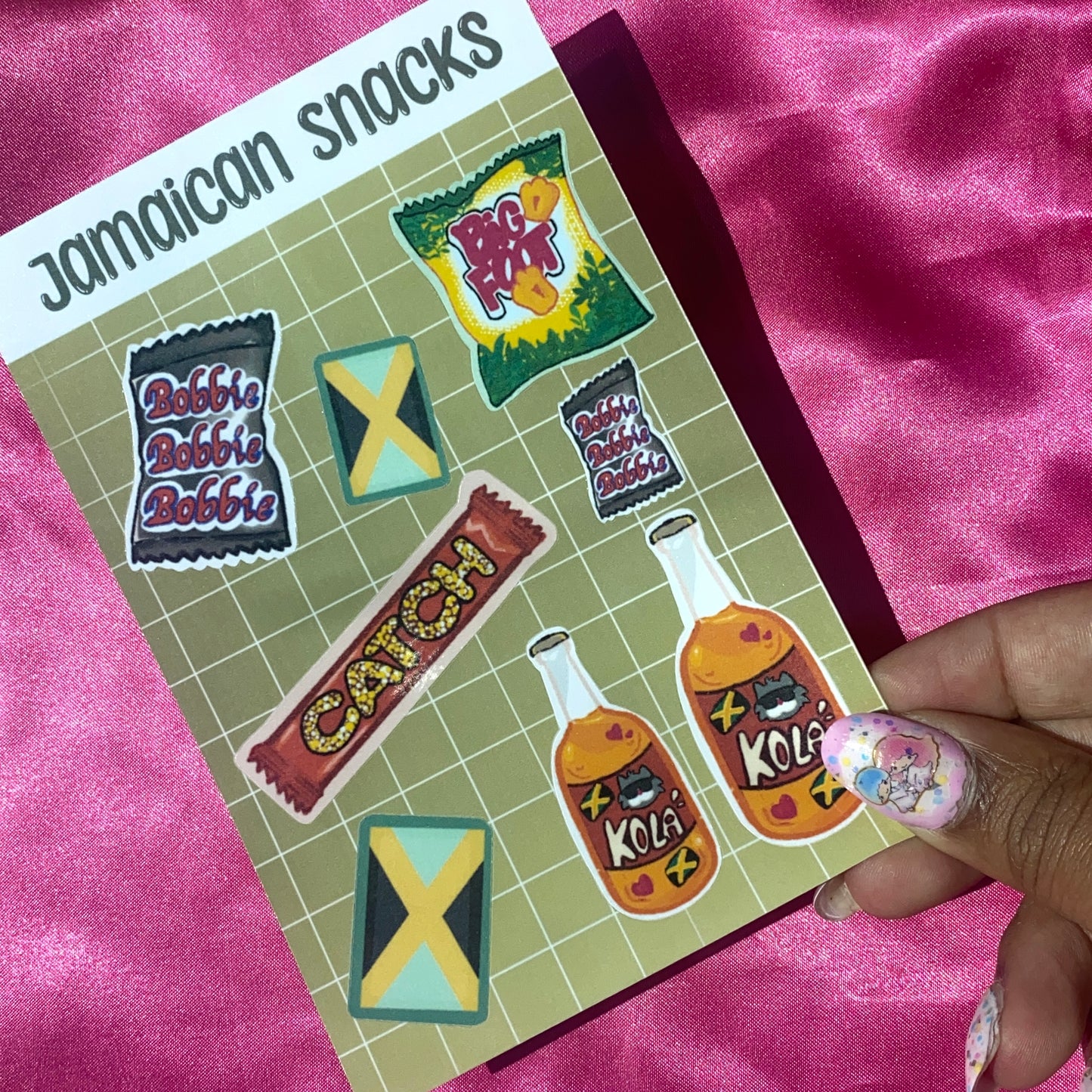 Jamaican Snacks Sticker Sheet