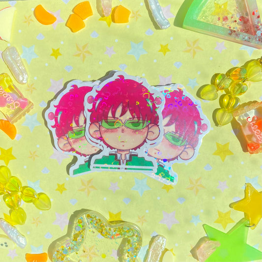 Saiki K Sticker
