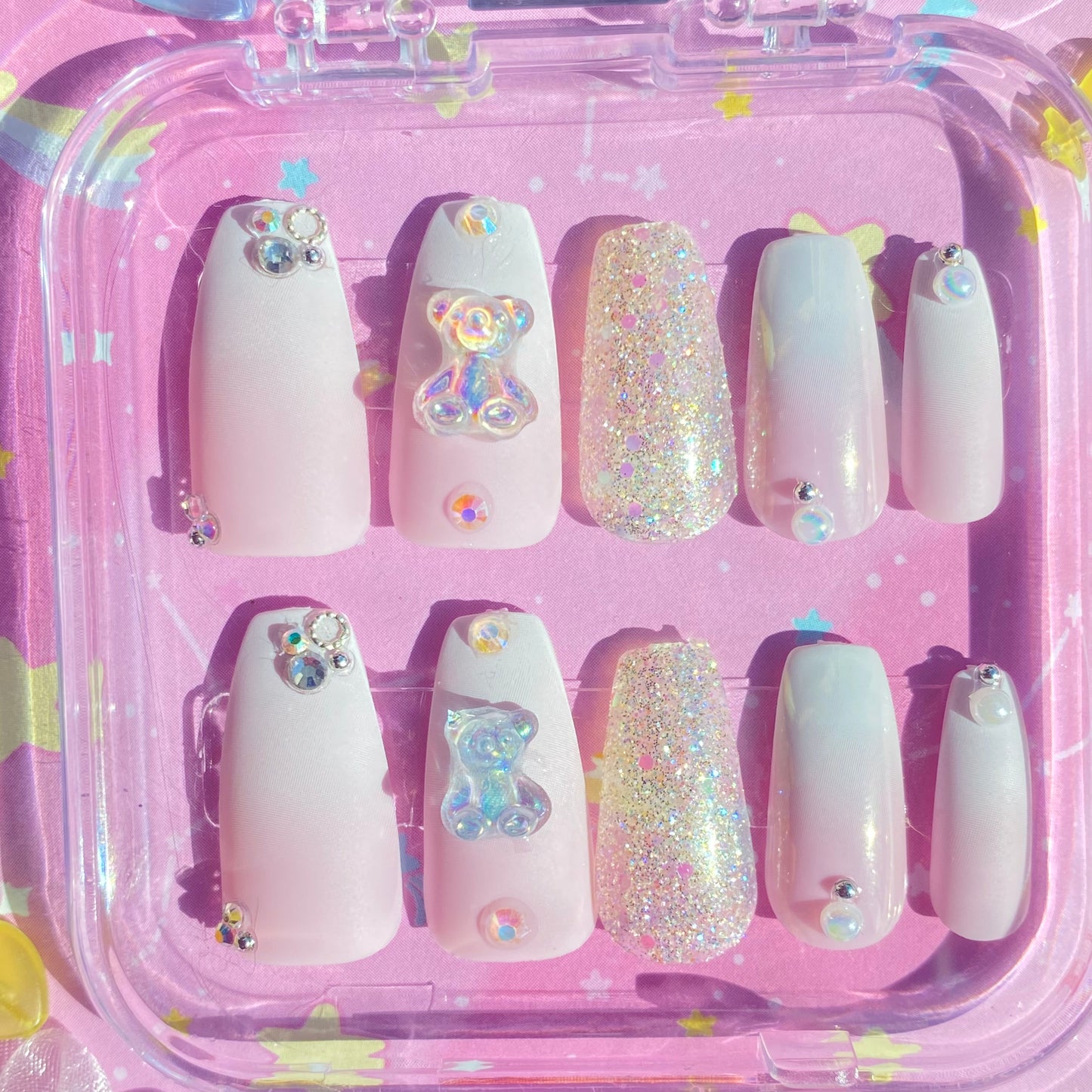 Teddy Bear Nail Set