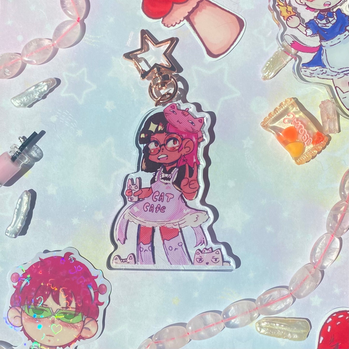 Zippy 🌸 Acrylic Keychain