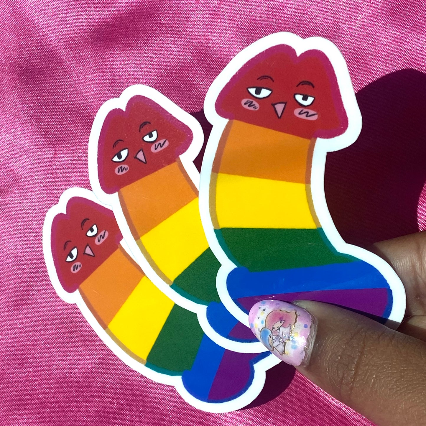 Rainbow Dick Sticker