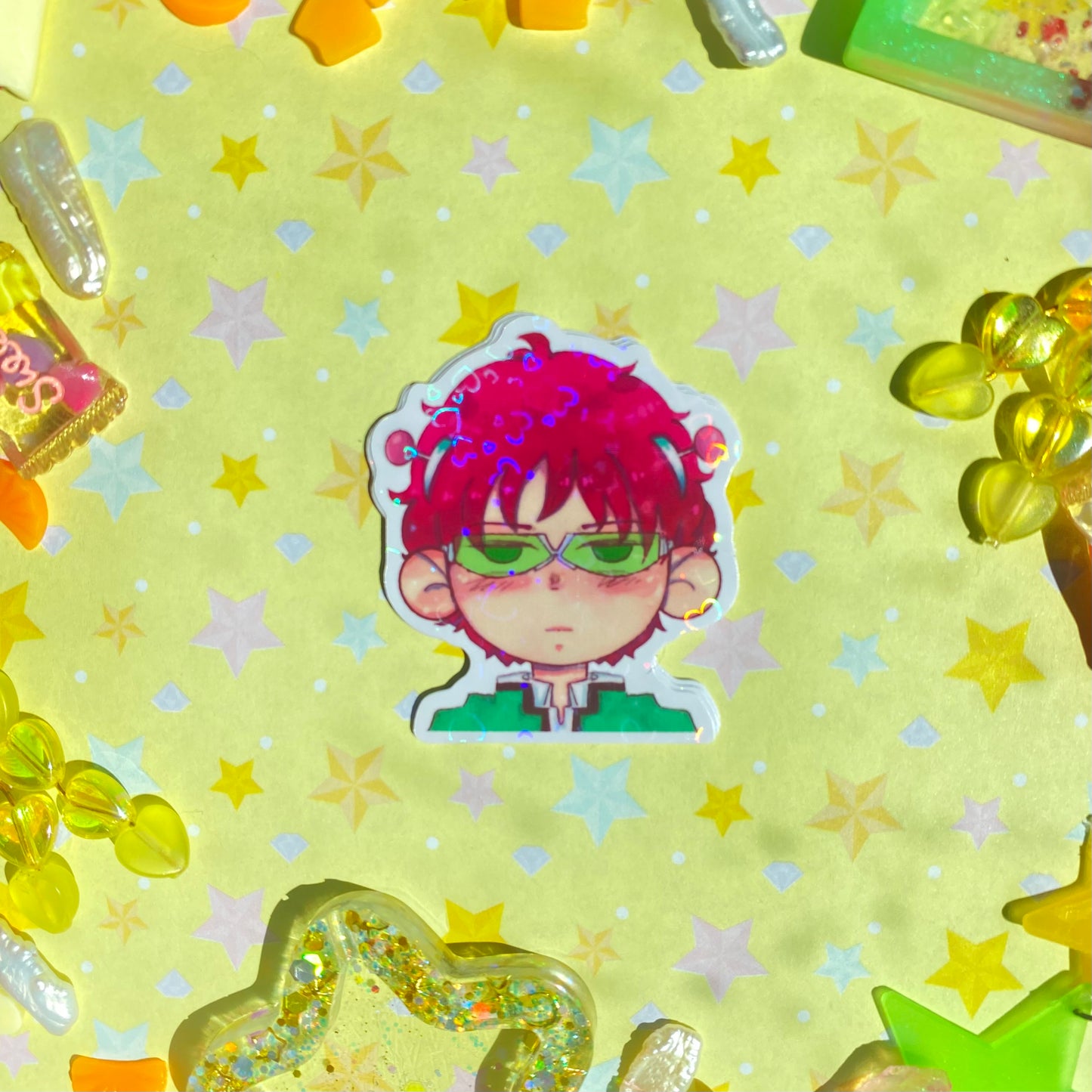 Saiki K Sticker